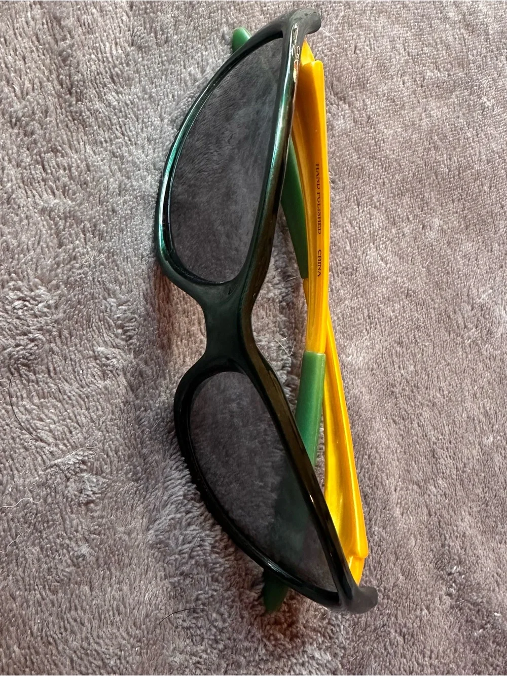 Green Bay Football Fan Sunglasses Green Gold Wraparound Sports Shades Unisex